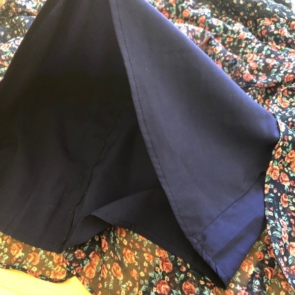 Kimchi Blue floral Boho lightweight babydoll mini dress size small - Picture 10 of 12